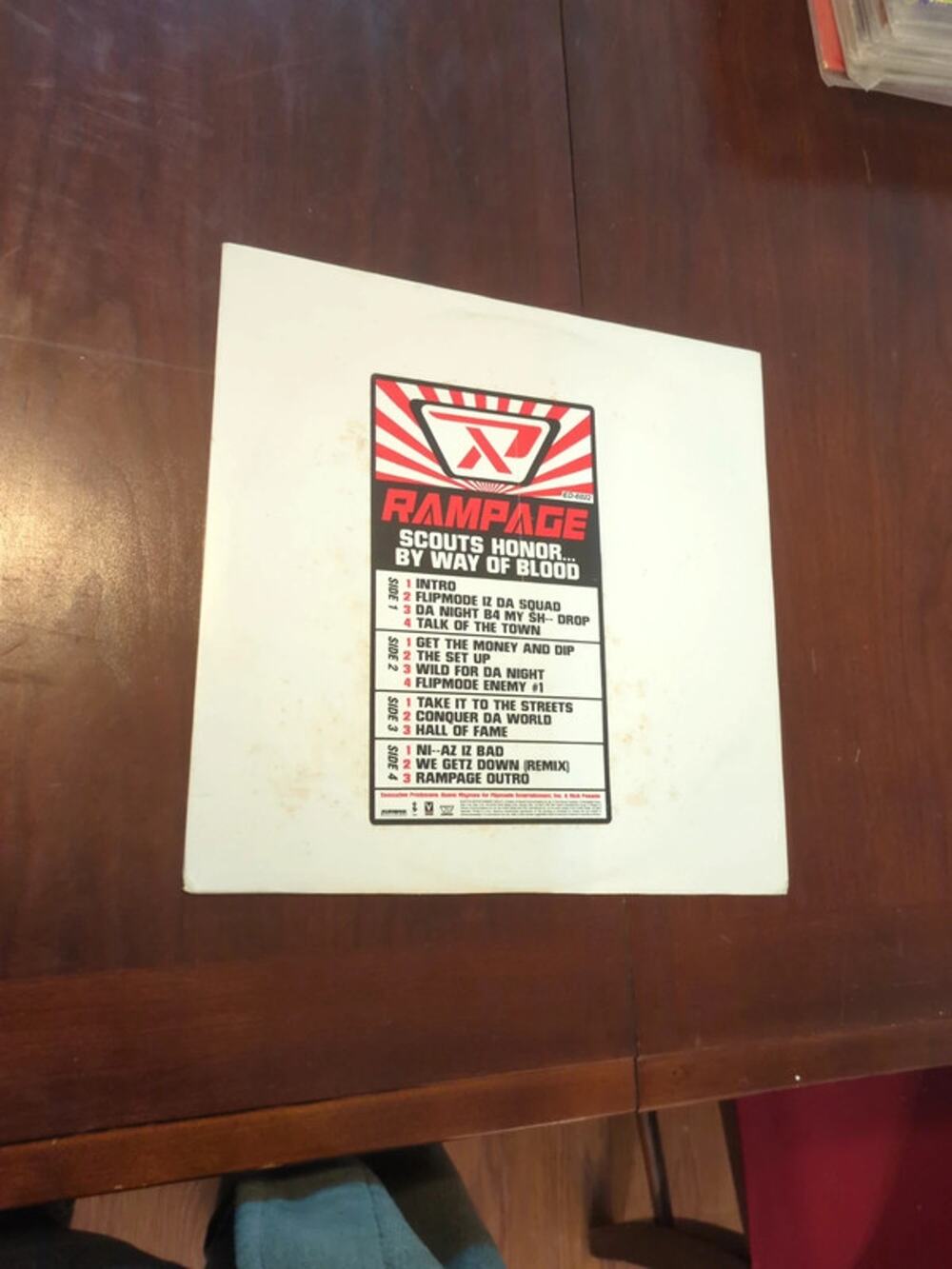 Rampage scouts Honor by way of blood LP 2 LP set